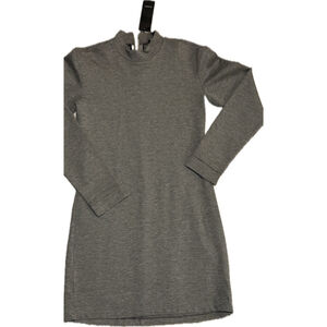 STUDIO F  Women's Gray Long Sleeve Dress Size 8 Made in Colombia ￼